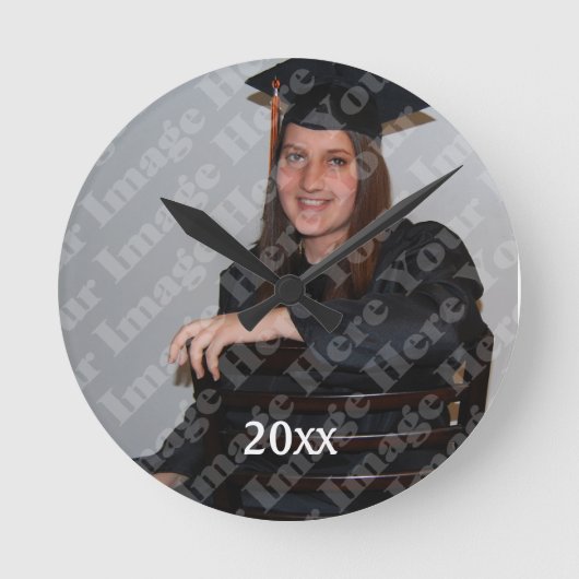 Stellen Sie Ihre eigene kundenspezifische mittlere Runde Wanduhr (Vorderseite)