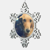 Stellen Sie Ihre eigene kundenspezifische Schneeflocken Zinn-Ornament (Rechts)