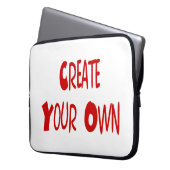 Stellen Sie Ihre eigene Laptop-Hülse her Laptopschutzhülle (Vorderseite Links)