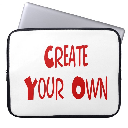 Stellen Sie Ihre eigene Laptop-Hülse her Laptopschutzhülle (Vorderseite)