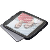 Stellen Sie Ihre eigene Laptopschutzhülle (Vorne Knopf)