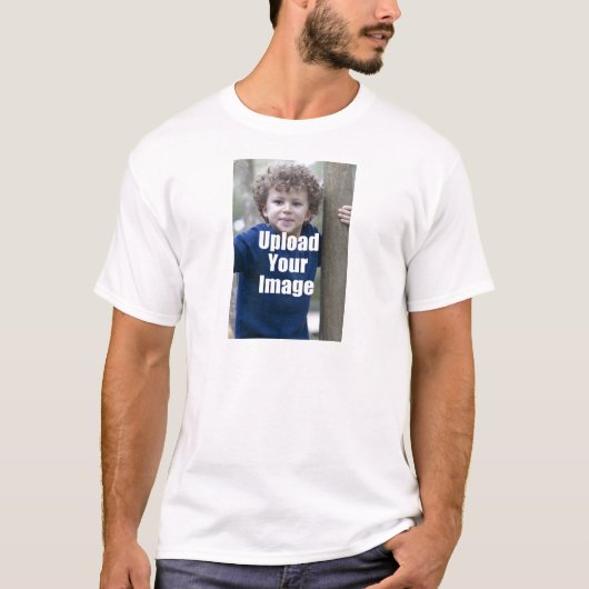 Stellen Sie Ihre eigene personalisierte Foto-Tasse T-Shirt (Vorderseite)
