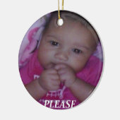 Stellen Sie Ihre eigene personalisierte Keramikornament (Links)