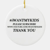 Stellen Sie Ihre eigene personalisierte Keramikornament (Hinten)