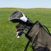 Stellen Sie Ihre eigene | schwarze Spitze her Golf Headcover (In SItu)