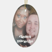 Stellen Sie Ihre eigene #TeamParents Keramik Ornament (Links)