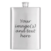 Stellen Sie Ihre eigene traditionelle Flasche her Flachmann (Vorderseite)