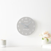 Stellen Sie Ihre eigene (weiße Zahl) Wall-Uhr ein Runde Wanduhr (Zuhause)