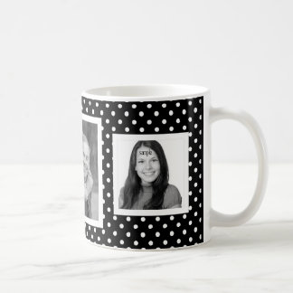 Stellen Sie Ihre eigenen drei quadratischen Fotos Kaffeetasse