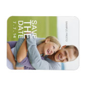 Stellen Sie Ihre eigenen Foto-Save the Date Magnet (Horizontal)