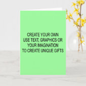 Stellen Sie Ihre eigenen Gruß-Karten her Karte (Gelbe Blume)