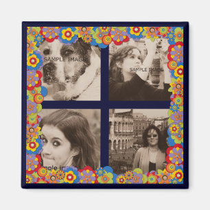 Stellen Sie Ihre eigenen Instagram Foto-Trippy Magnet