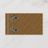 STELLEN Sie Ihre eigenen Visitenkarten her Visitenkarte (Rückseite)