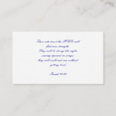 Stellen Sie Ihre eigenen Visitenkarten Pac… her - Visitenkarte (Rückseite)