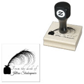 Stellen Sie Ihre eleganten Logofedern mit Quill & Gummistempel (Stempel)