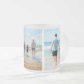 Stellen Sie Ihre Familienfotografie-Collage Glass Mattglastasse (VorderseiteRechts)