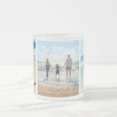 Stellen Sie Ihre Familienfotografie-Collage Glass Mattglastasse (Mittel)