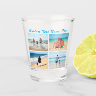 Stellen Sie Ihre Foto Collage Shooting Glass Gesch Schnapsglas