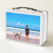 Stellen Sie Ihre Foto Metal Lunch Box ein (Rückseite)