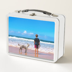 Stellen Sie Ihre Foto Metal Lunch Box ein