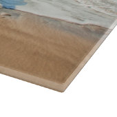 Stellen Sie Ihre Foto-Vorgabe mit Text ein. Schneidebrett (Ecke)
