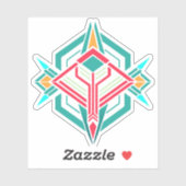 Stellen Sie Ihre Geräte mit diesen Aufklebern hera Aufkleber (Blatt)