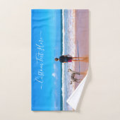 Stellen Sie Ihre Haustiere Foto Badetücher mit Tex Badhandtuch Set (Handtuch)