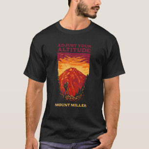 Stellen Sie Ihre Höhe Berg Miller Wanderalaska Hi T-Shirt