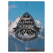 Stellen Sie Ihre Höhe ein Klemmbrett (Rückseite)