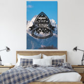 Stellen Sie Ihre Höhe ein Leinwanddruck (Insitu (Schlafzimmer))