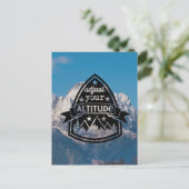 Stellen Sie Ihre Höhe ein Postkarte (Stehend Vorderseite)