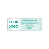 Stellen Sie Ihre Logo-Adresse selbst-farbige Brief Permastempel (Design)