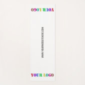 Stellen Sie Ihre Logo- und Text-Yoga-Mat-Werbung e Yogamatte (Vorderseite)