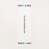 Stellen Sie Ihre Logo- und Text-Yoga-Mat-Werbung e Yogamatte (Rückseite)