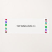 Stellen Sie Ihre Logo- und Text-Yoga-Mat-Werbung e Yogamatte (Vorderseite (Horizontal))