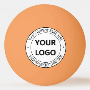 Stellen Sie Ihre Logos und Text-Briefmarke für Pon Tischtennisball