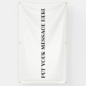 STELLEN SIE IHRE NACHRICHT HIER...AUSSENBANNER BANNER (Vertikal)