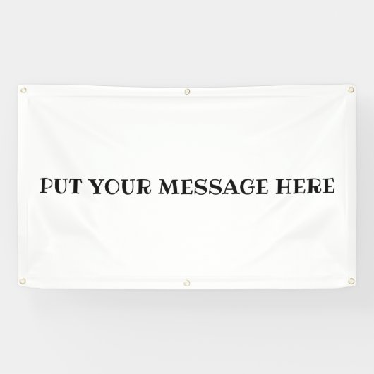 STELLEN SIE IHRE NACHRICHT HIER...AUSSENBANNER BANNER (Horizontal)