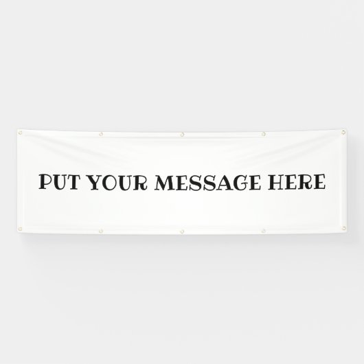 STELLEN SIE IHRE NACHRICHT HIER...AUSSENBANNER BANNER (Horizontal)