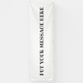 STELLEN SIE IHRE NACHRICHT HIER...AUSSENBANNER BANNER (Vertikal)