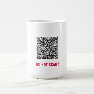 Stellen Sie Ihre QR-Code-Scan-Informationen auf di Kaffeetasse