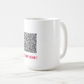 Stellen Sie Ihre QR-Code-Scan-Informationen auf di Kaffeetasse (VorderseiteRechts)