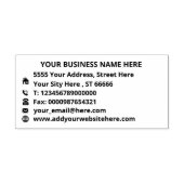 Stellen Sie Ihre vollständige Briefmarke Ihrer Dat Gummistempel (Prägung)