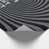 Stellen Sie Ihren Behalten, ruhigen Text auf schwa Geschenkpapier (Ecke)