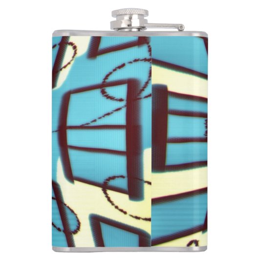 Stellen Sie Ihren Bildschirm ein Flachmann (Rückseite)