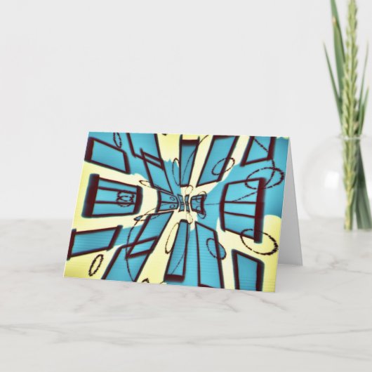 Stellen Sie Ihren Bildschirm ein Karte (Vorderseite)