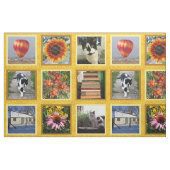 Stellen Sie Ihren eigenen 9 quadratischen Stoff (Fat Quarter (45,7 x 55,9 cm))