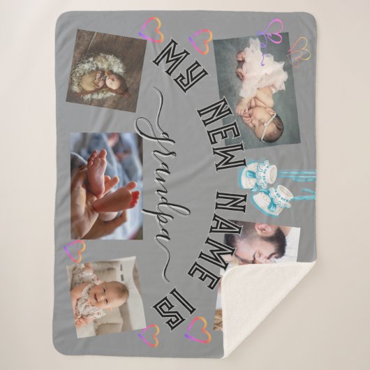 ✨ STELLEN SIE IHREN eigenen benutzerdefinierten Me Sherpadecke (Vorderseite)