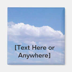 Stellen Sie Ihren eigenen blauer Himmel-Magneten Magnet