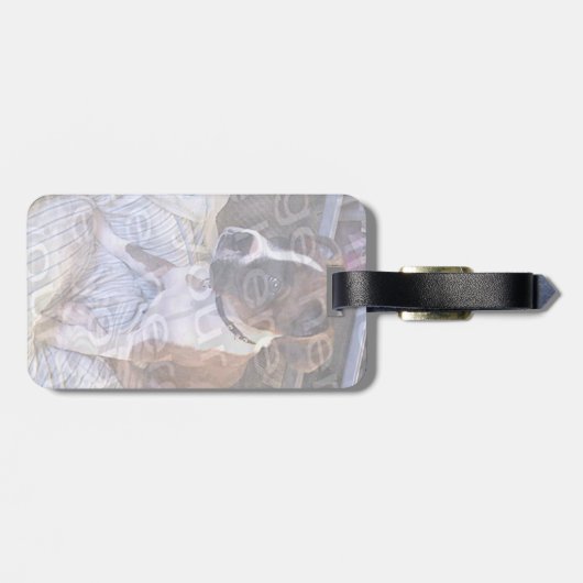 Stellen Sie Ihren eigenen Gepäckanhänger (Rückseite horizontal)